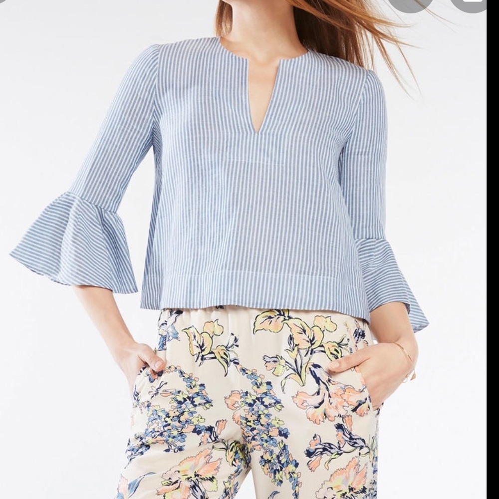 BCBGMaxAzria Valeri Bell Sleeve Top